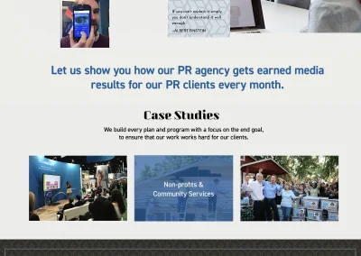 Public Relations company website